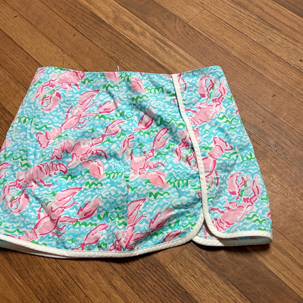 Lilly putlizer Colorful Lobster Print Skirt